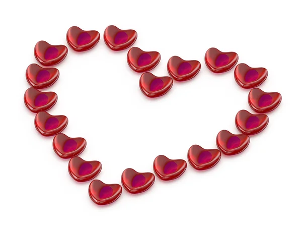 Heart from hearts — Stock Photo, Image