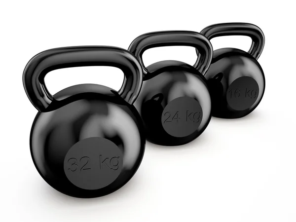 Kettlebells — Stockfoto