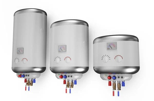 Elektrischer weißer Boiler, Warmwasserbereiter 2 — Stockfoto