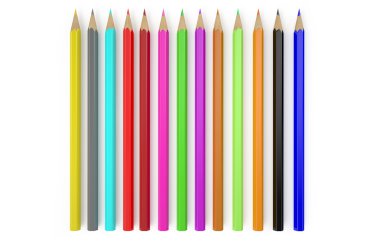 satır renkli kalemler