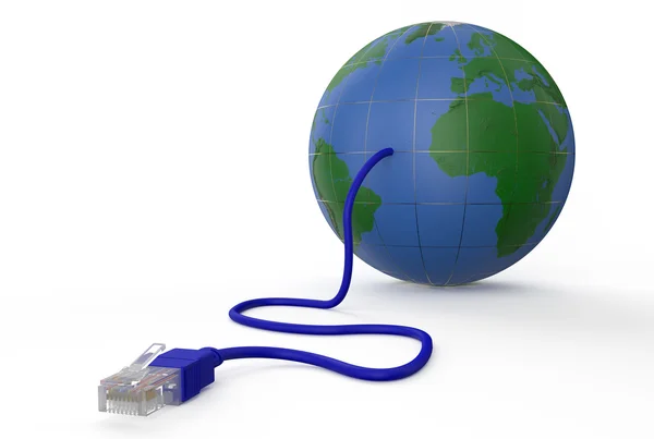 Concetto di connessione di rete globale 2 — Foto Stock