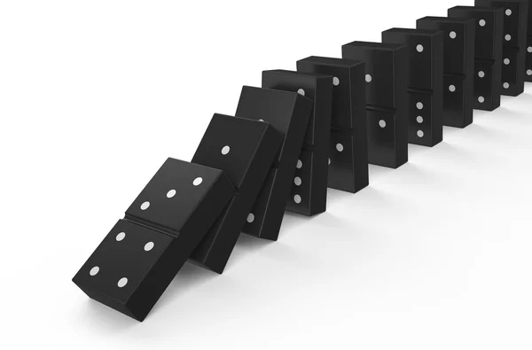 Domino Effekt — Stockfoto