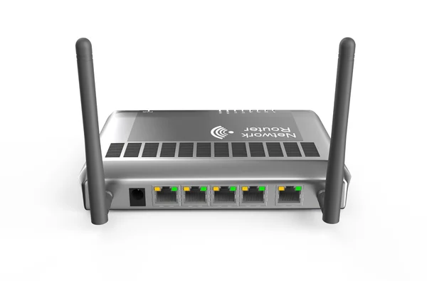 Router back view — Stock Photo, Image