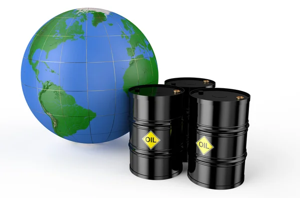 Oljehandelsbegrep – stockfoto