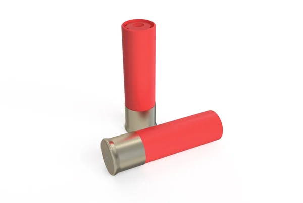 Shotgun shells, red 2 — Stock Photo, Image