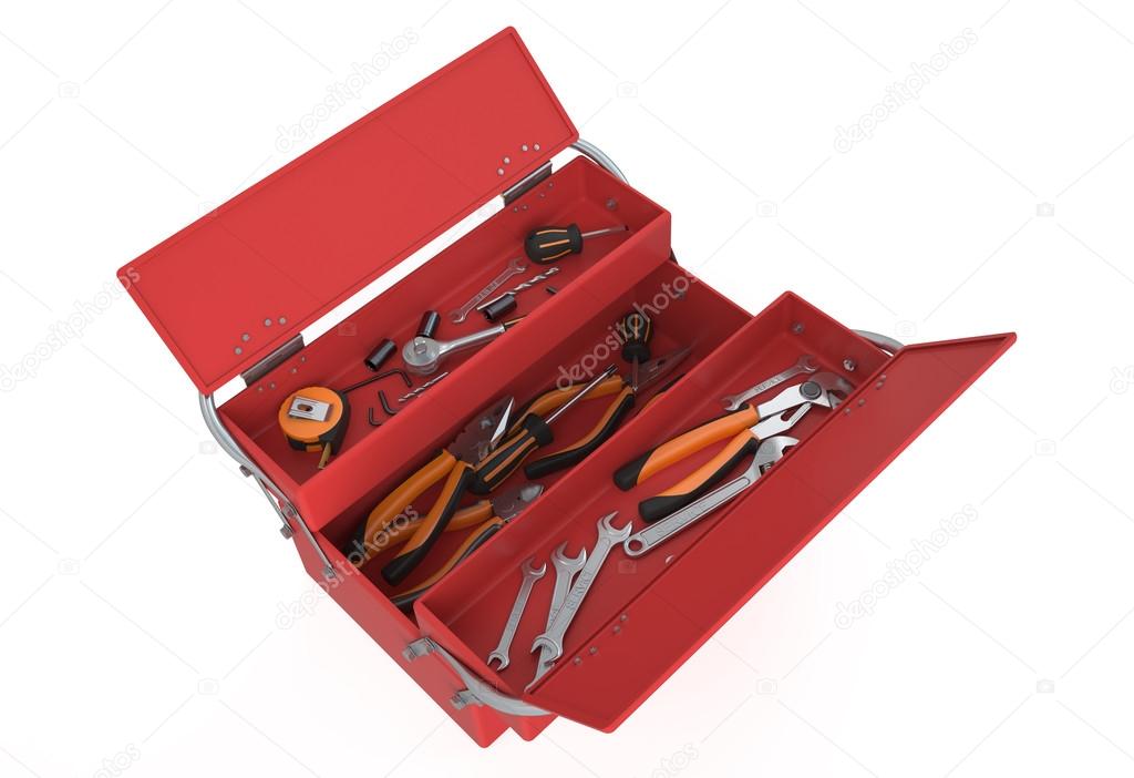 red tool box