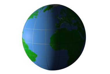 Gece gündüz Dünya'da, Avrupa'nın yan