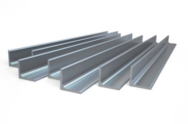 metal L-bar haddelenmiş, açı