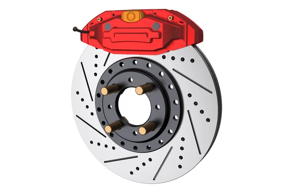 Car disc brake and caliper — Stock Photo, Image