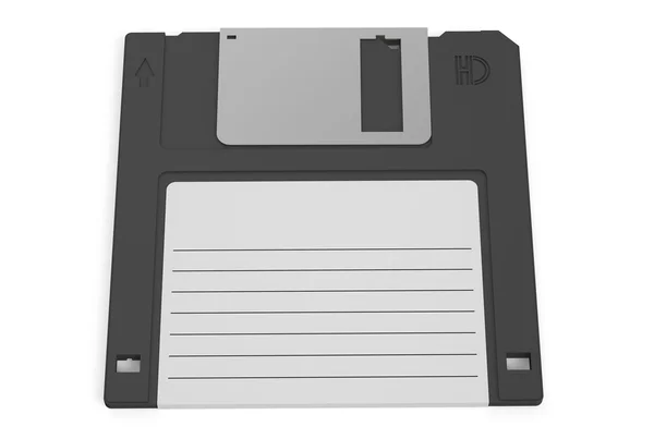 Disco floppy nero — Foto Stock