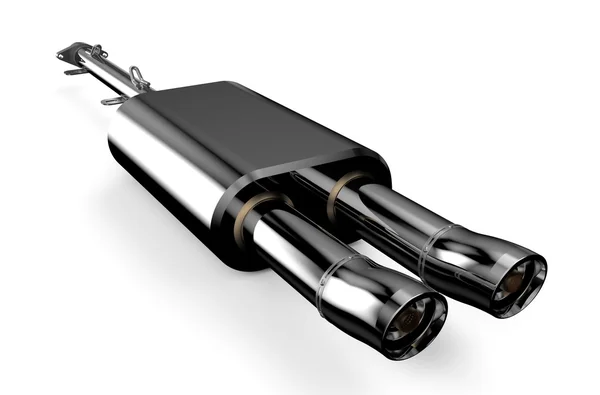 Car muffler, exhaust silencer — Stock Photo, Image