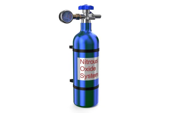 Nitrous Oxide System gas cylinder — Stock Photo, Image