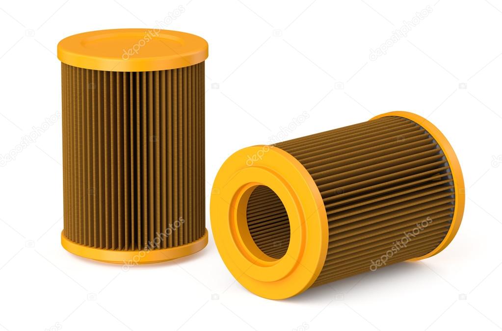 orange car air filter