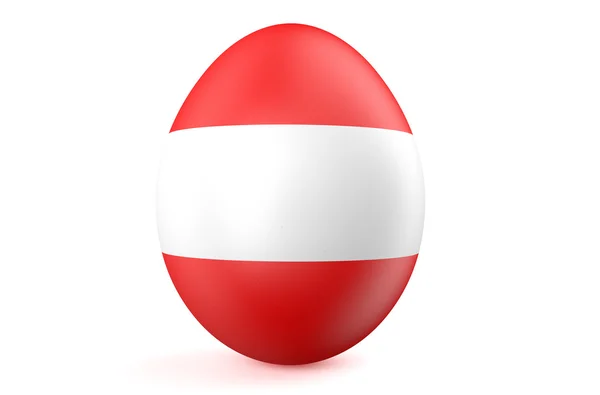 Húsvéti tojás az az amelyik zászlaja — Stock Fotó