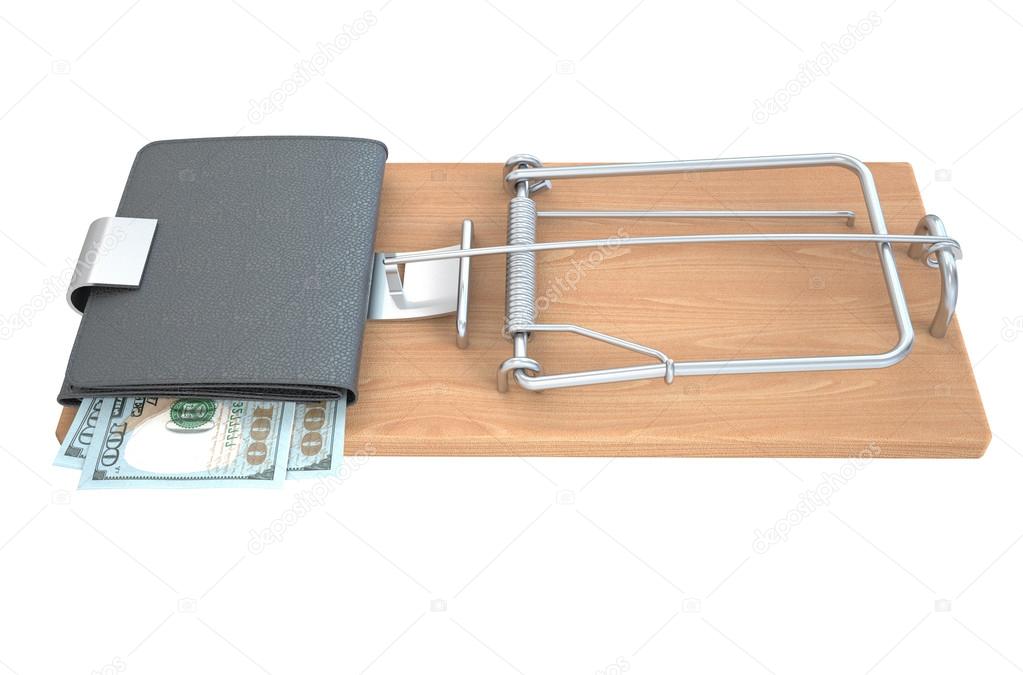 Mousetrap with purse