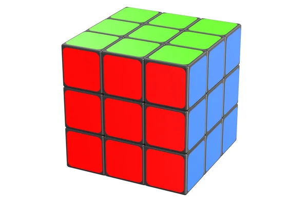 Цветной куб — стоковое фото