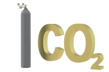 Gaz silindir ile carb kısma vanası ile basınç regülatörü