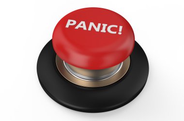 Red panic button clipart