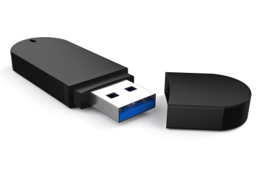 siyah Usb birden parlamak götürmek ss 3.0