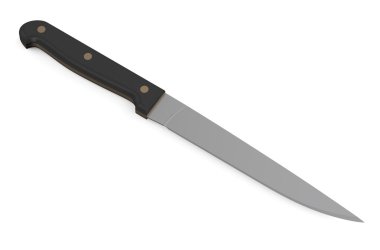 siyah saplı bıçak