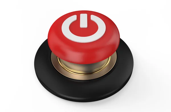 Red reset button — Stock Photo, Image