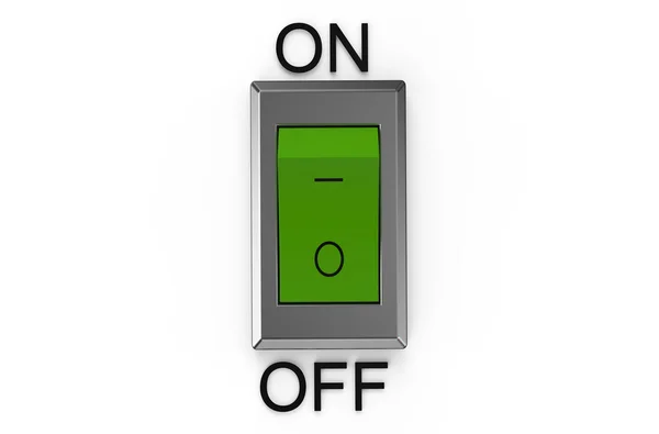 Green  switch — Stock Photo, Image