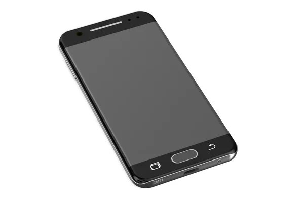 Siyah modern smartphone — Stok fotoğraf