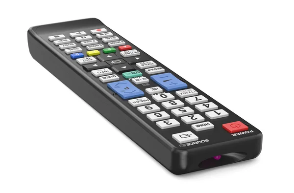 Negro tv control remoto — Foto de Stock