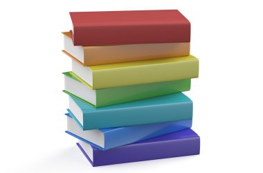 çok renkli kitap seti 