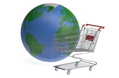 alışveriş sepeti ile dünya