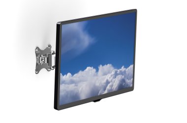 TV set with TV wall mount  clipart