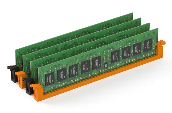 Модули памяти DDR4 — стоковое фото