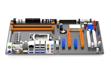 computer motherboard clipart