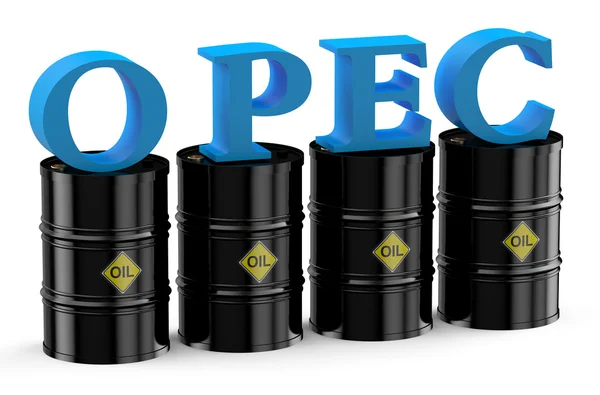 Konzept für den Opec-Gipfel — Stockfoto