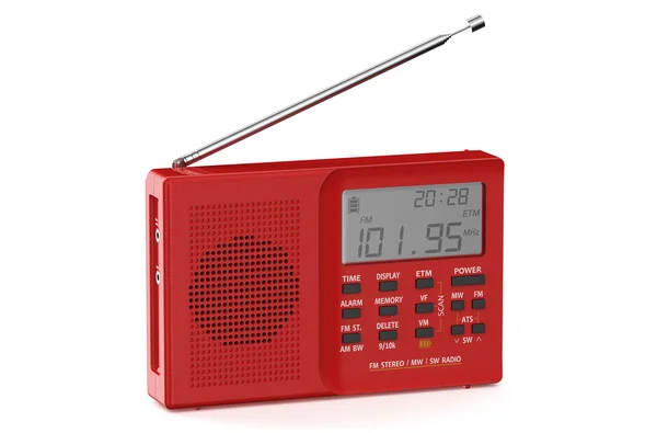 Red digital receiver — Stock Photo, Image