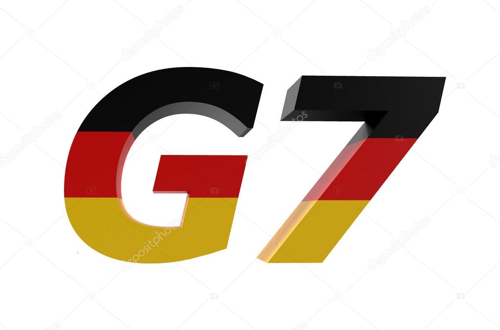 G7 Nations in Germany concept