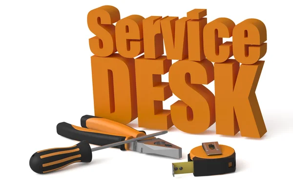 Servicio de mesa de servicio y concepto de reparación — Foto de Stock