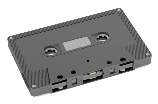 Cassetta audio nera — Foto Stock
