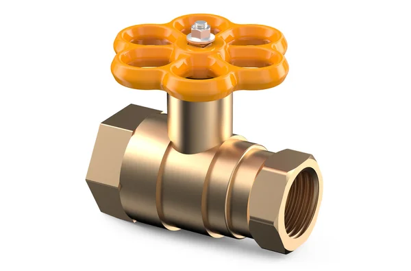 Orange valve — Stock Photo, Image