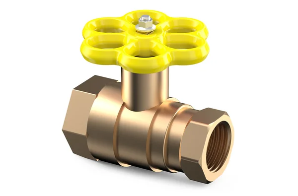 Yellow valve — Stock Photo, Image