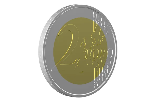 Two Euro coin — Stock Photo, Image