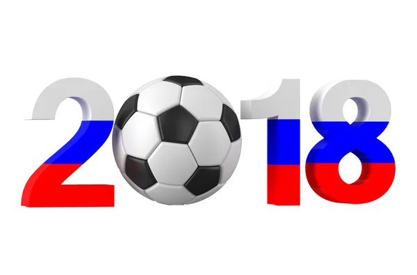 Fußball-WM 2018 in Russland Stockbild