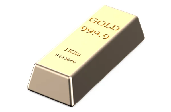 Gold bar närbild — Stockfoto