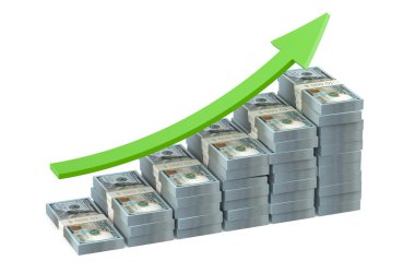 dolar ile yukarı ok