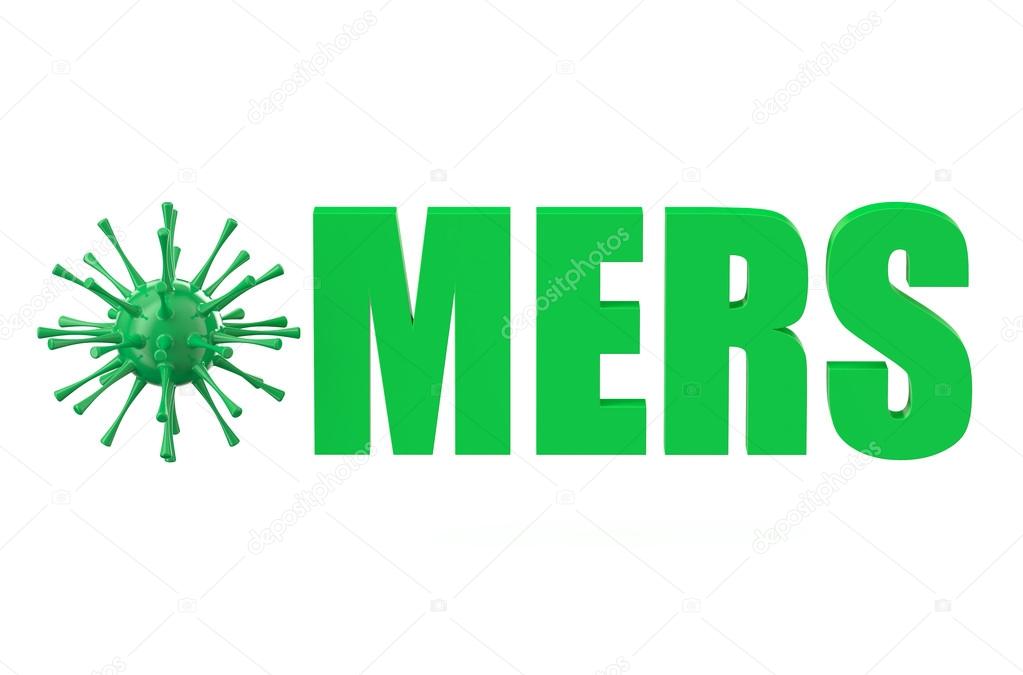 MERS virus concept