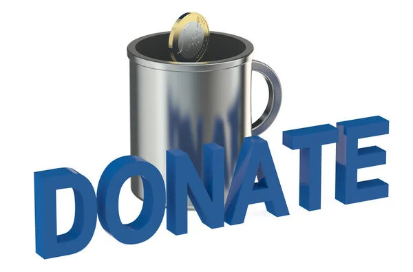 Cup donate concept — Stock Photo, Image