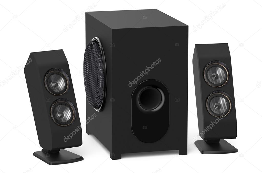loudspeakers with subwoofer system 2.1