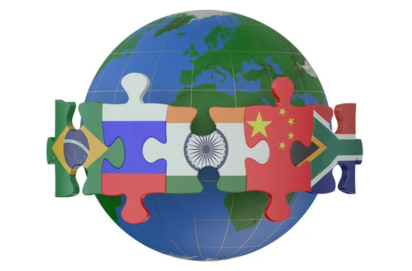 BRICS concept — Stock Photo, Image