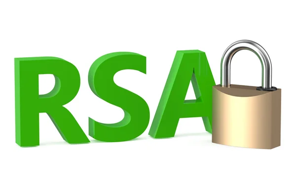 Concetto RSA — Foto Stock
