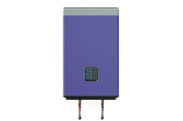 Electric purple water heater or boiler — Stock fotografie